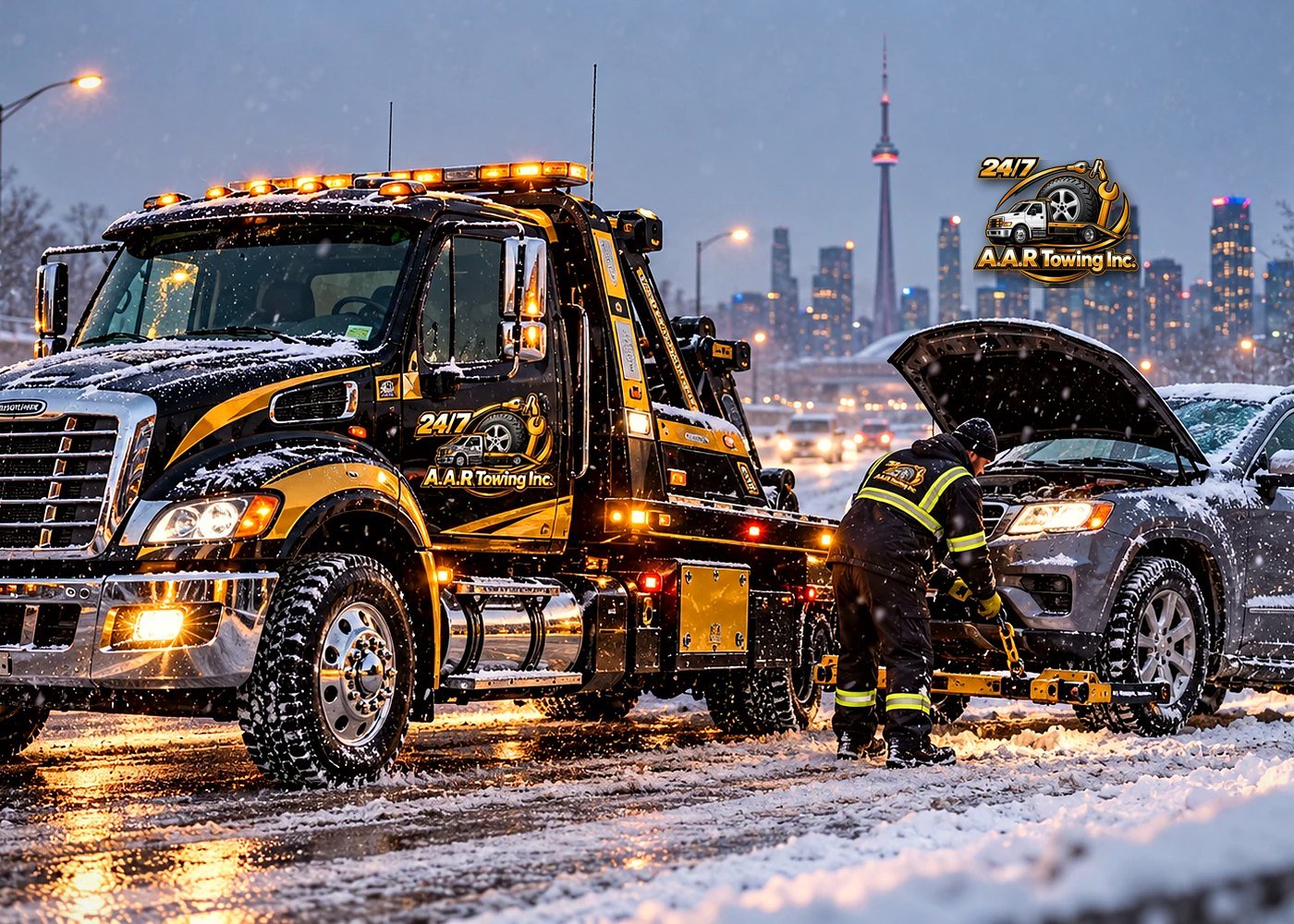 A.A.R Towing tow truck — 24/7 towing in Scarborough, Toronto