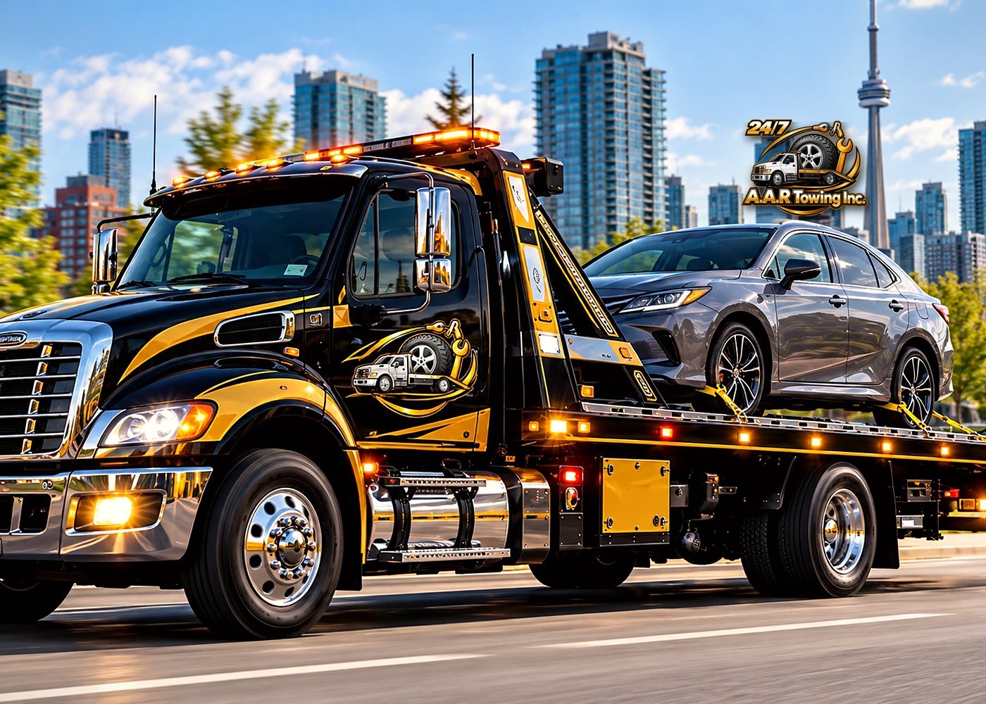A.A.R Towing tow truck — 24/7 towing in York, Toronto