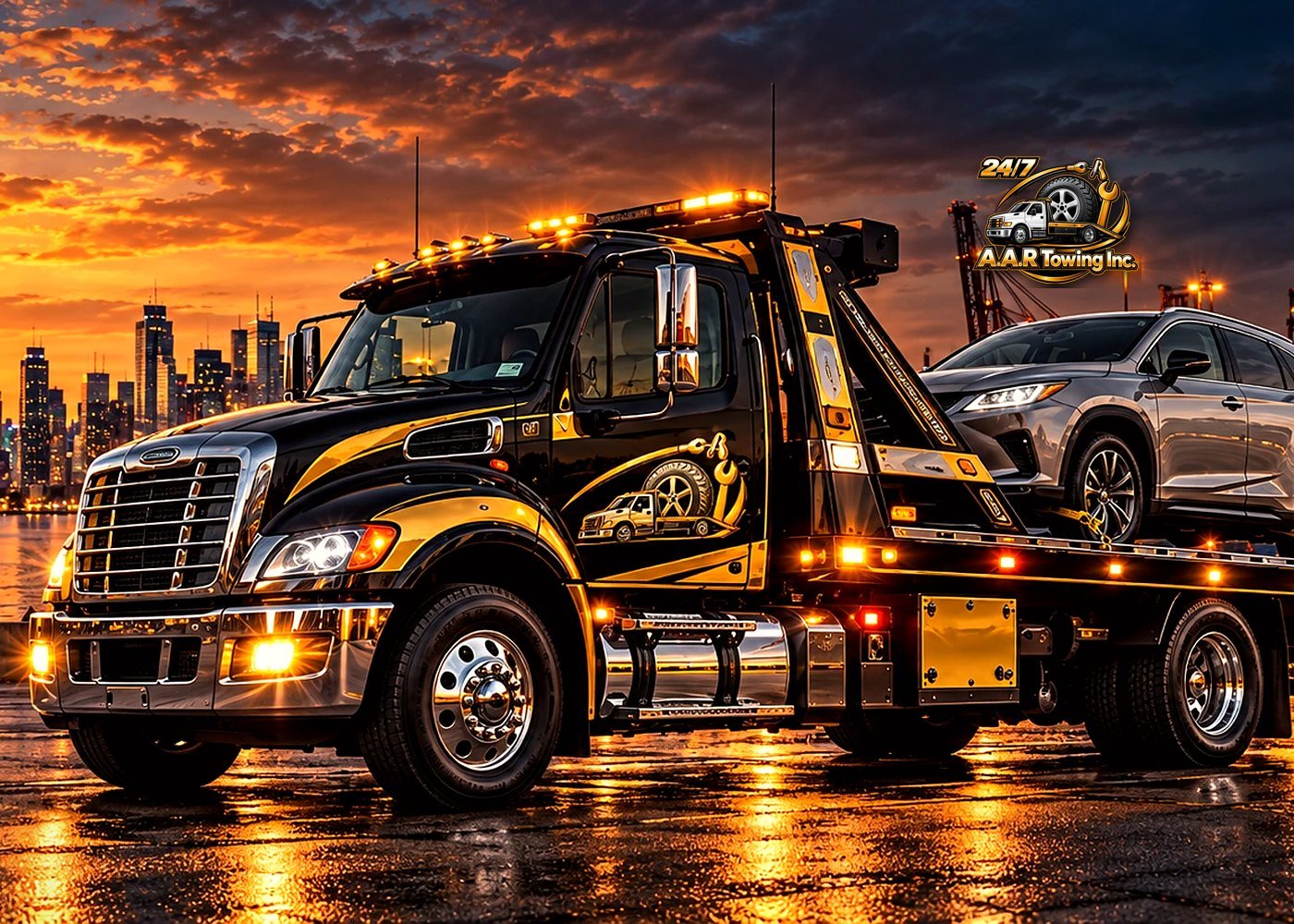 Flatbed towing