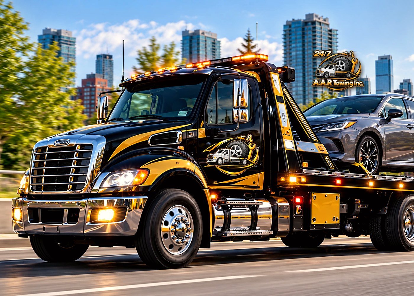 Long-distance towing